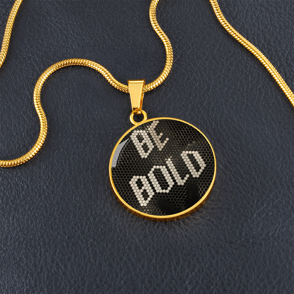 Luxury Graphic Circle Necklace