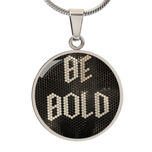 Luxury Graphic Circle Necklace